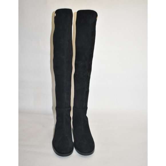 STUART WEITZMAN Keelan Suede Knee-High Boots 5050 Black Size 5 S5448 - Picture 8 of 10